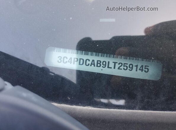 3C4PDCAB9LT259145 2020 DODGE JOURNEY Blue Vista de la etiqueta del VIN