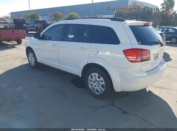 3C4PDCABXHT545187 2017 DODGE JOURNEY White Trasero izquierdo