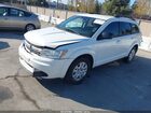 2017 Dodge Journey Se White vin: 3C4PDCABXHT545187