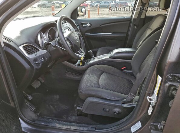 3C4PDCBG7HT509905 2017 DODGE JOURNEY Gray Widok wnętrza z przodu