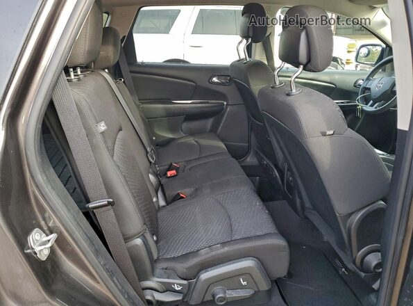 3C4PDCBG7HT509905 2017 DODGE JOURNEY Gray Widok wnętrza z tyłu