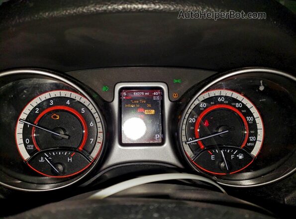3C4PDCGBXLT274065 2020 DODGE JOURNEY Серый Вид щитка приборов