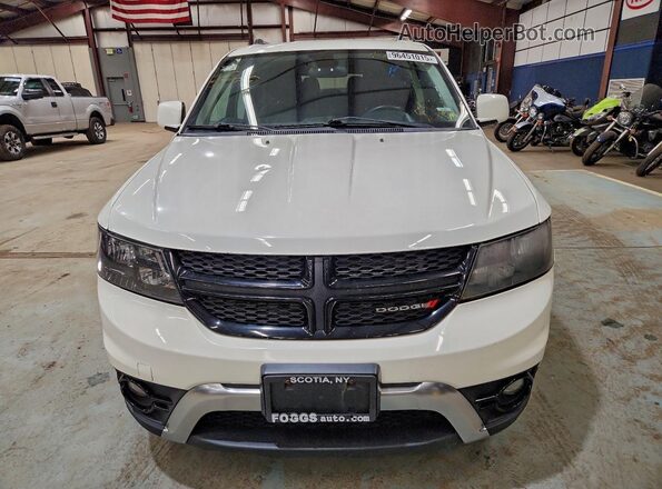 3C4PDCGG0JT378587 2018 DODGE JOURNEY White Vista frontal