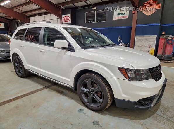 3C4PDCGG0JT378587 2018 DODGE JOURNEY White Delantero derecho