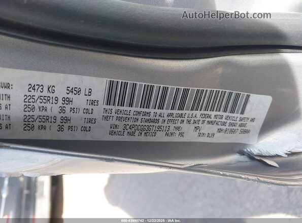 3C4PDCGG3GT195113 2016 DODGE JOURNEY Серый Вид подкапотного пространства