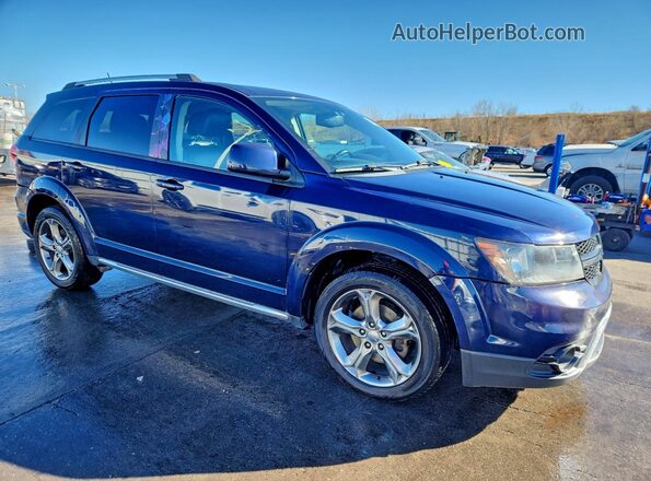 3C4PDCGG4HT550694 2017 DODGE JOURNEY Blue Передня права чверть
