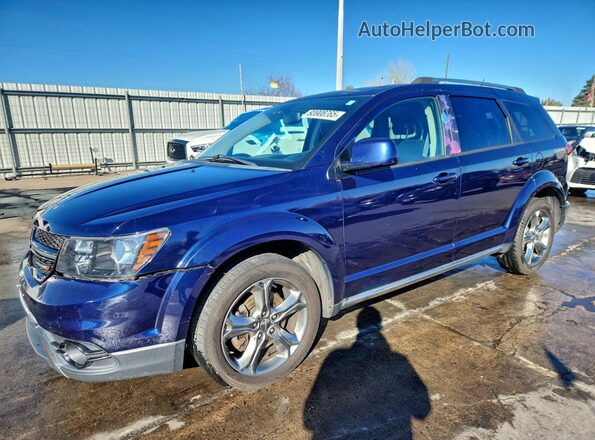 3C4PDCGG4HT550694 2017 DODGE JOURNEY Blue Передня ліва чверть