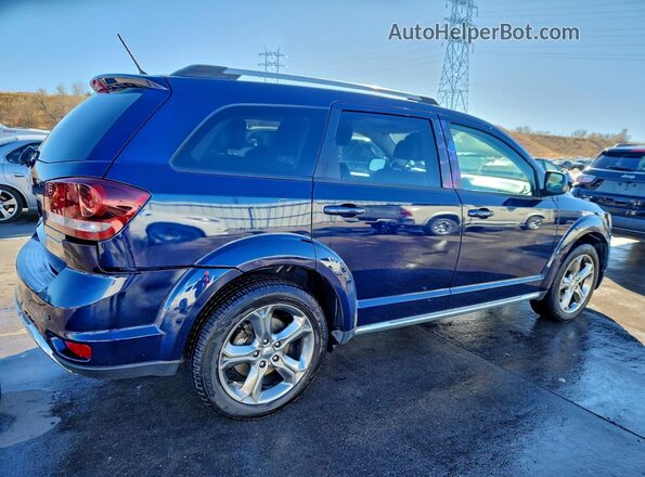 3C4PDCGG4HT550694 2017 DODGE JOURNEY Blue Задня права чверть