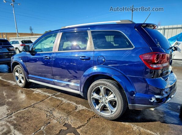 3C4PDCGG4HT550694 2017 DODGE JOURNEY Blue Задня ліва чверть
