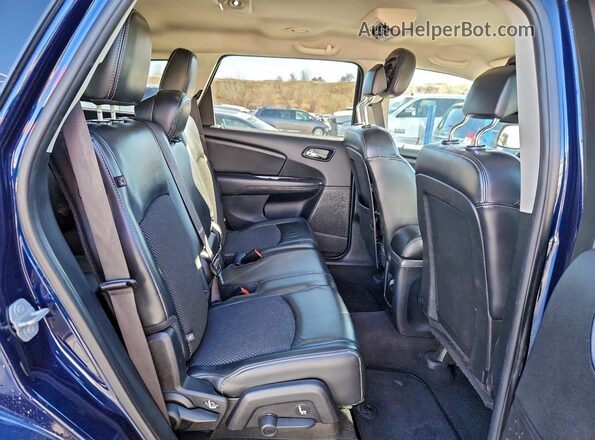 3C4PDCGG4HT550694 2017 DODGE JOURNEY Blue Вид задньої частини салону