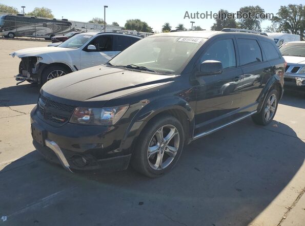 3C4PDCGG8HT626904 2017 DODGE JOURNEY Black Vista tres cuartos delantera izquierda