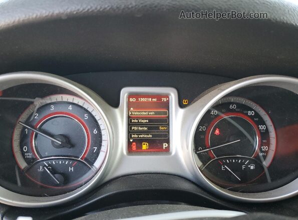 3C4PDCGG8HT626904 2017 DODGE JOURNEY Black Vista del cuadro de instrumentos