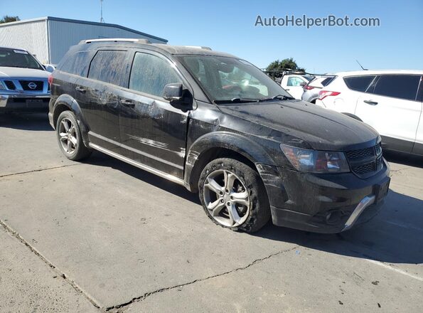3C4PDCGG8HT626904 2017 DODGE JOURNEY Black Delantero derecho