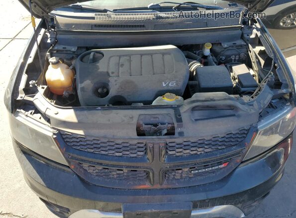 3C4PDCGG8HT626904 2017 DODGE JOURNEY Black Vista del compartimento del motor
