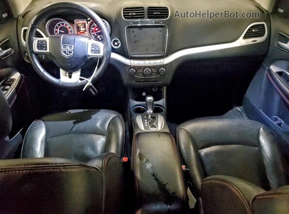 3C4PDDEG5HT704306 2017 DODGE JOURNEY Белый Вид панели приборов