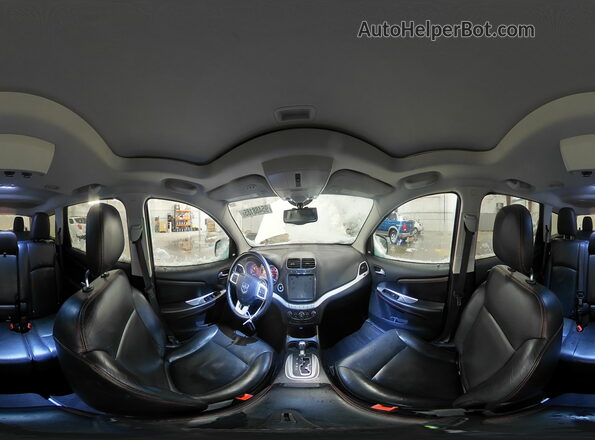 3C4PDDEG5HT704306 2017 DODGE JOURNEY Белый Панорамный вид салона 360°