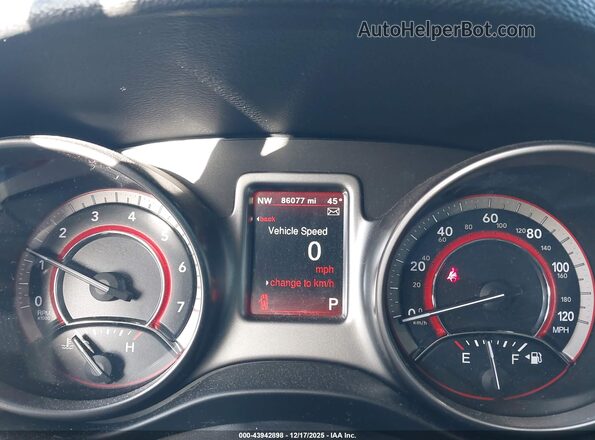 3C4PDDGG6HT553473 2017 DODGE JOURNEY Black Вид задніх сидінь