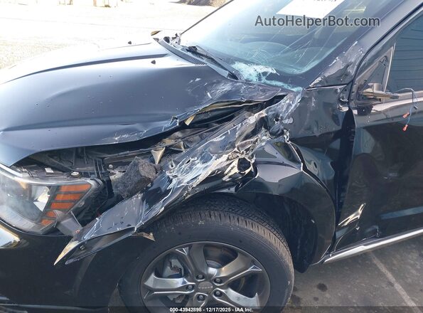 3C4PDDGG6HT553473 2017 DODGE JOURNEY Black Вид спереду