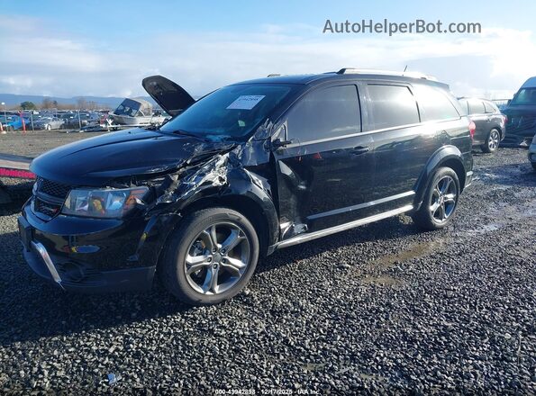 3C4PDDGG6HT553473 2017 DODGE JOURNEY Black Передня ліва чверть