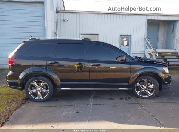 3C4PDDGG6HT553473 2017 DODGE JOURNEY Black Вид задньої частини салону