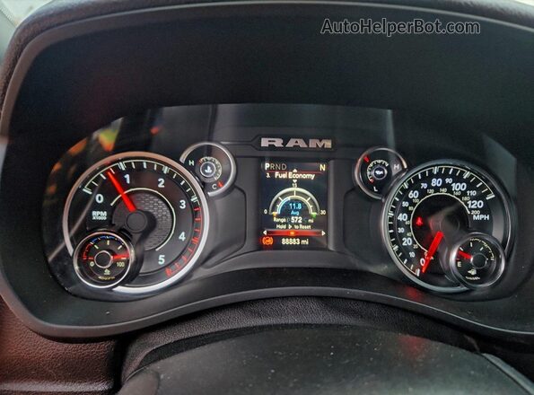3C63RRGL3MG549563 2021 RAM 3500 White Vista del cuadro de instrumentos