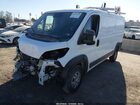 2025 Ram Promaster 1500 Slt+ Low Roof 136 Wb White vin: 3C6LRVAG7SE552964