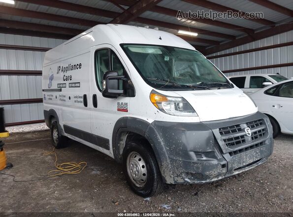 3C6TRVCG0HE523537 2017 RAM PROMASTER 2500 Белый Передняя правая четверть