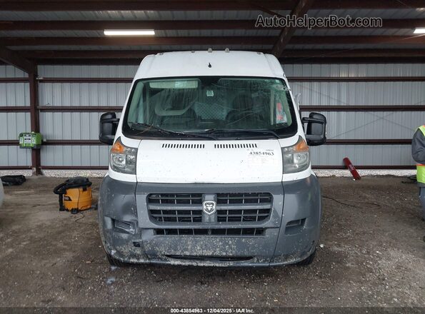 3C6TRVCG0HE523537 2017 RAM PROMASTER 2500 Белый Вид задней части салона