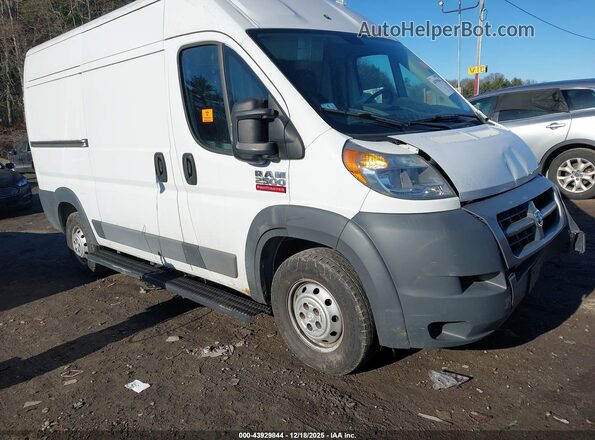 3C6TRVCG6GE109032 2016 RAM PROMASTER 2500 Белый Передняя правая четверть