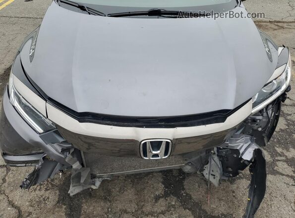 3CZRU6H13MM702760 2021 HONDA HR-V Gray Widok wnętrza z tyłu