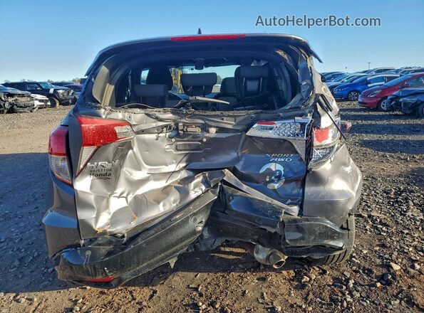 3CZRU6H13MM702760 2021 HONDA HR-V Gray Widok z tyłu