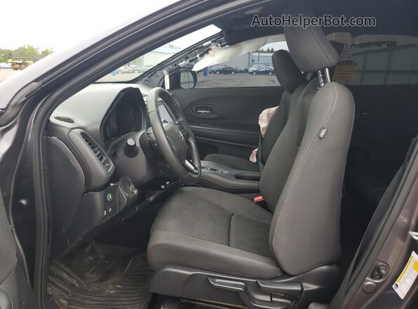 3CZRU6H13MM702760 2021 HONDA HR-V Gray Widok wnętrza z przodu