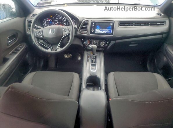 3CZRU6H19MM738369 2021 HONDA HR-V Синий Вид панели приборов