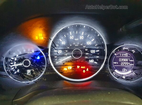 3CZRU6H30LM737675 2020 HONDA HR-V Серый Вид щитка приборов