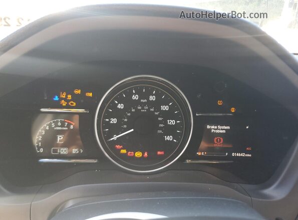 3CZRU6H50LM734809 2020 HONDA HR-V Серебряный Вид щитка приборов
