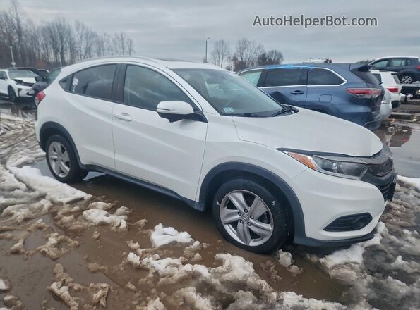 3CZRU6H54KM706509 2019 HONDA HR-V Белый Передняя правая четверть