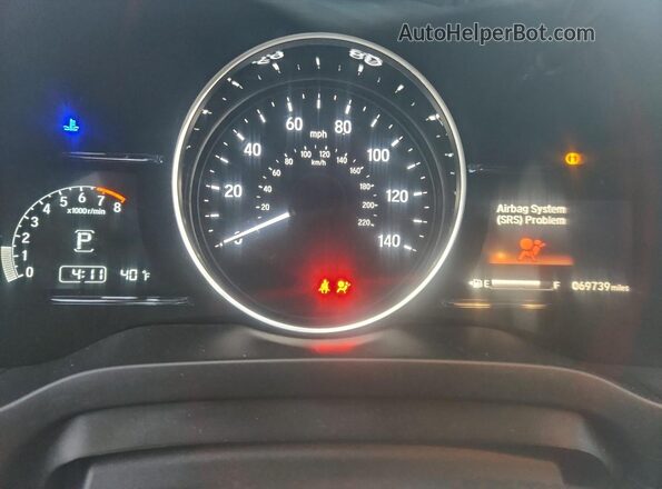 3CZRU6H54KM706509 2019 HONDA HR-V Белый Вид щитка приборов