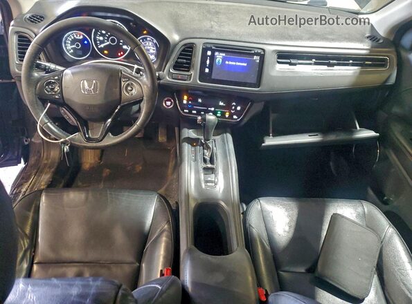 3CZRU6H74GM735596 2016 HONDA HR-V Черный Вид панели приборов
