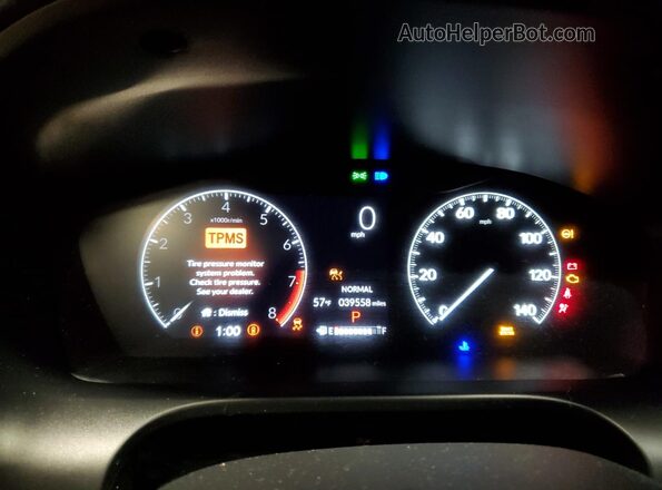 3CZRZ2H30PM733545 2023 HONDA HR-V Black Widok zestawu wskaźników
