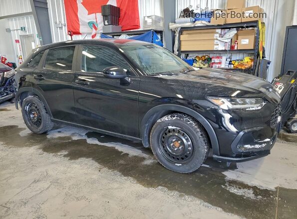 3CZRZ2H34PM107061 2023 HONDA HR-V Черный Передняя правая четверть