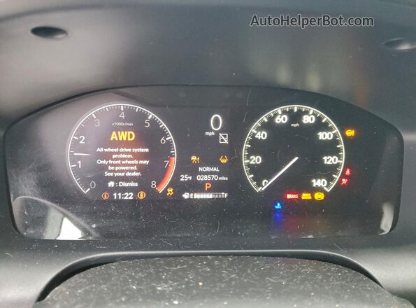 3CZRZ2H50PM748936 2023 HONDA HR-V Черный Вид щитка приборов
