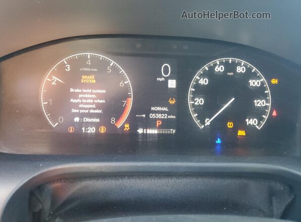 3CZRZ2H52PM714111 2023 HONDA HR-V Gray Սարքավորումների վահանակի տեսք