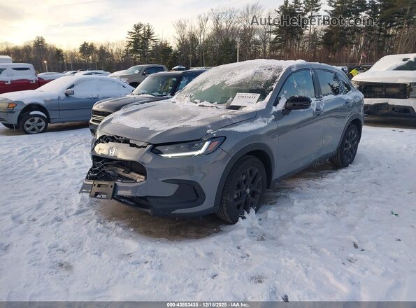 3CZRZ2H55RM750684 2024 HONDA HR-V Серый Передняя левая четверть
