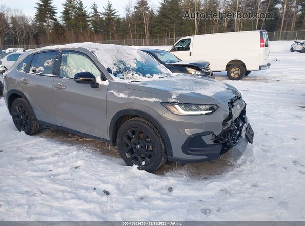 3CZRZ2H55RM750684 2024 HONDA HR-V Серый Передняя правая четверть
