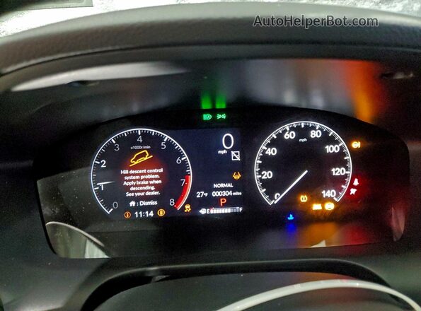 3CZRZ2H77TM702869 2026 HONDA HR-V Белый Вид щитка приборов