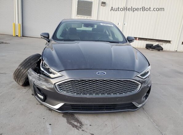 3FA6P0D91LR132886 2020 FORD FUSION Серый Вид спереди