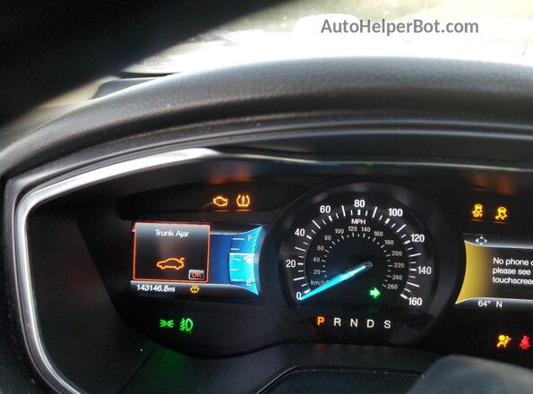 3FA6P0D91LR132886 2020 FORD FUSION Серый Вид щитка приборов