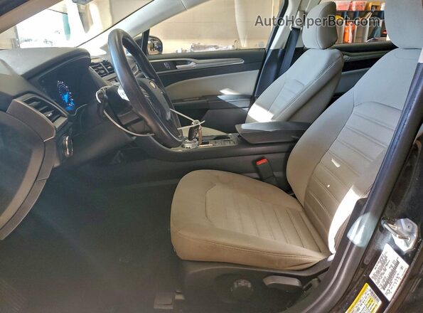 3FA6P0G76LR101224 2020 FORD FUSION Черный Вид салона спереди