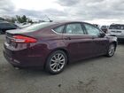 2017 Ford Fusion Se Темно-бордовый vin: 3FA6P0H72HR390995