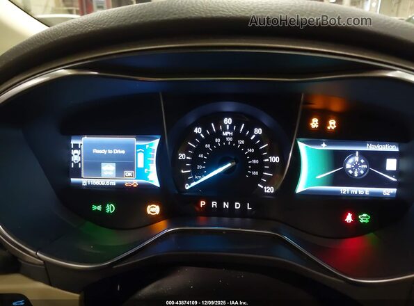 3FA6P0LU0GR233302 2016 FORD FUSION HYBRID Красный Вид задних сидений